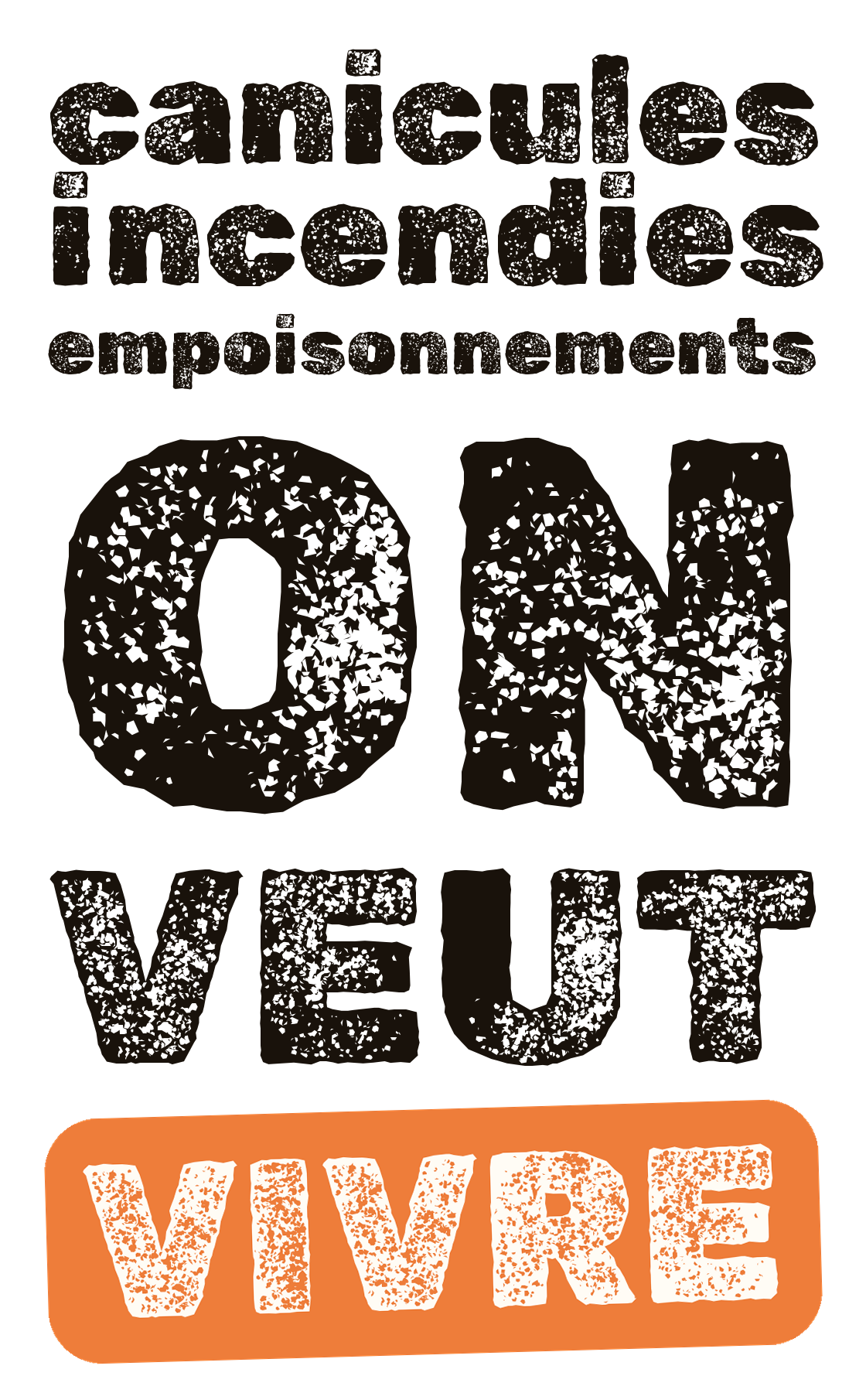 Empilé — encre, sur fond clair